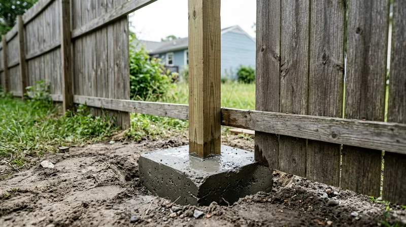 Fence Post Repair & Replacement Virginia Beach